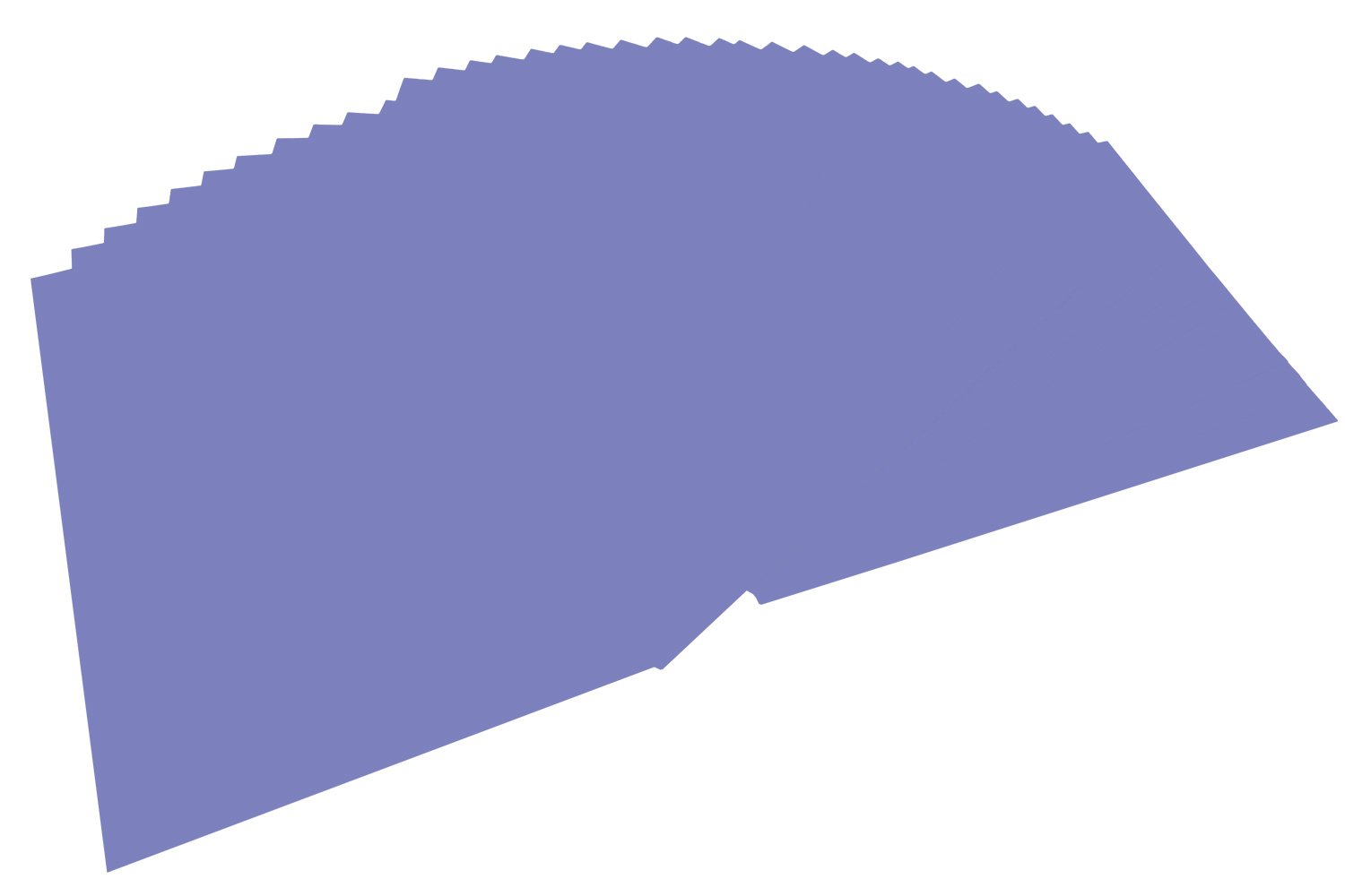 Folia 6437 Coloured Paper Violet Blue DIN A4 130 g/m² 100 Sheets for Crafts and Creative Making Cards, Window Pictures and Scrapbooking
