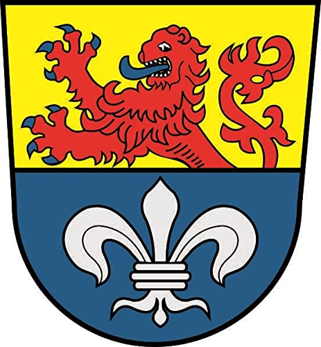 U24 Aufkleber Darmstadt Wappen 9 x 10 cm Autoaufkleber Sticker Konturschnitt