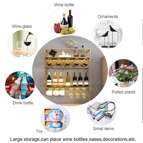 Support à verres à vin suspendu pour libérer de l'espace sur les tables - 7
