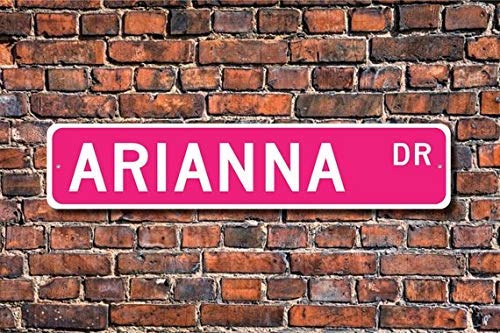 BCTS Arianna Arianna Sign Arianna Lover Arianna Gift Child Gift Grandchild Gift Arianna Decor Outdoor Street Sign/Subway Sign 4x16 inch