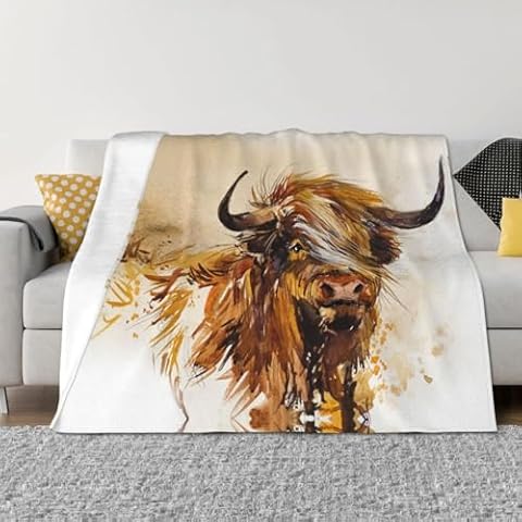 Yak Throw Blanket by TZTTZT Cover