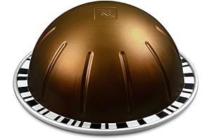 Brewtopia Capsule Bundle with Nespresso VertuoLine Coffee Double Espresso Chiaro (CHIARO)