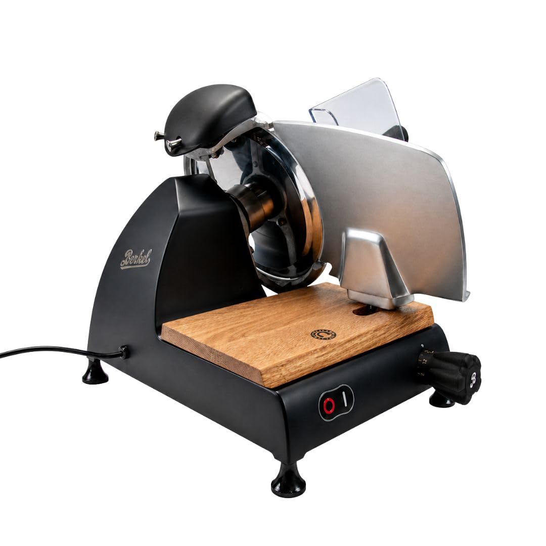 Berkel Red Line 250 - Affettatrice professionale con lama da 25 cm, taglio preciso per salsicce, prosciutto, formaggio e pane, design compatto