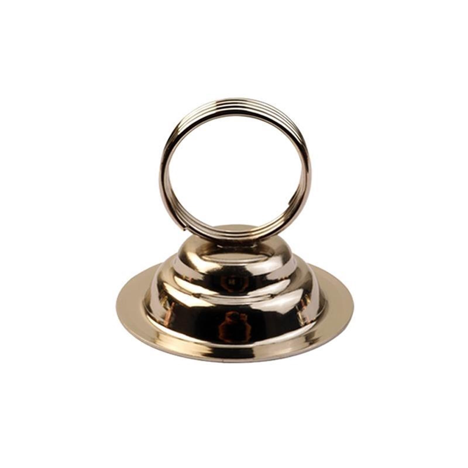 UBOHUZ 30PCS 5.5*5cm Table Number Holders Metal Electroplating Place Card for Memo Note, Wedding