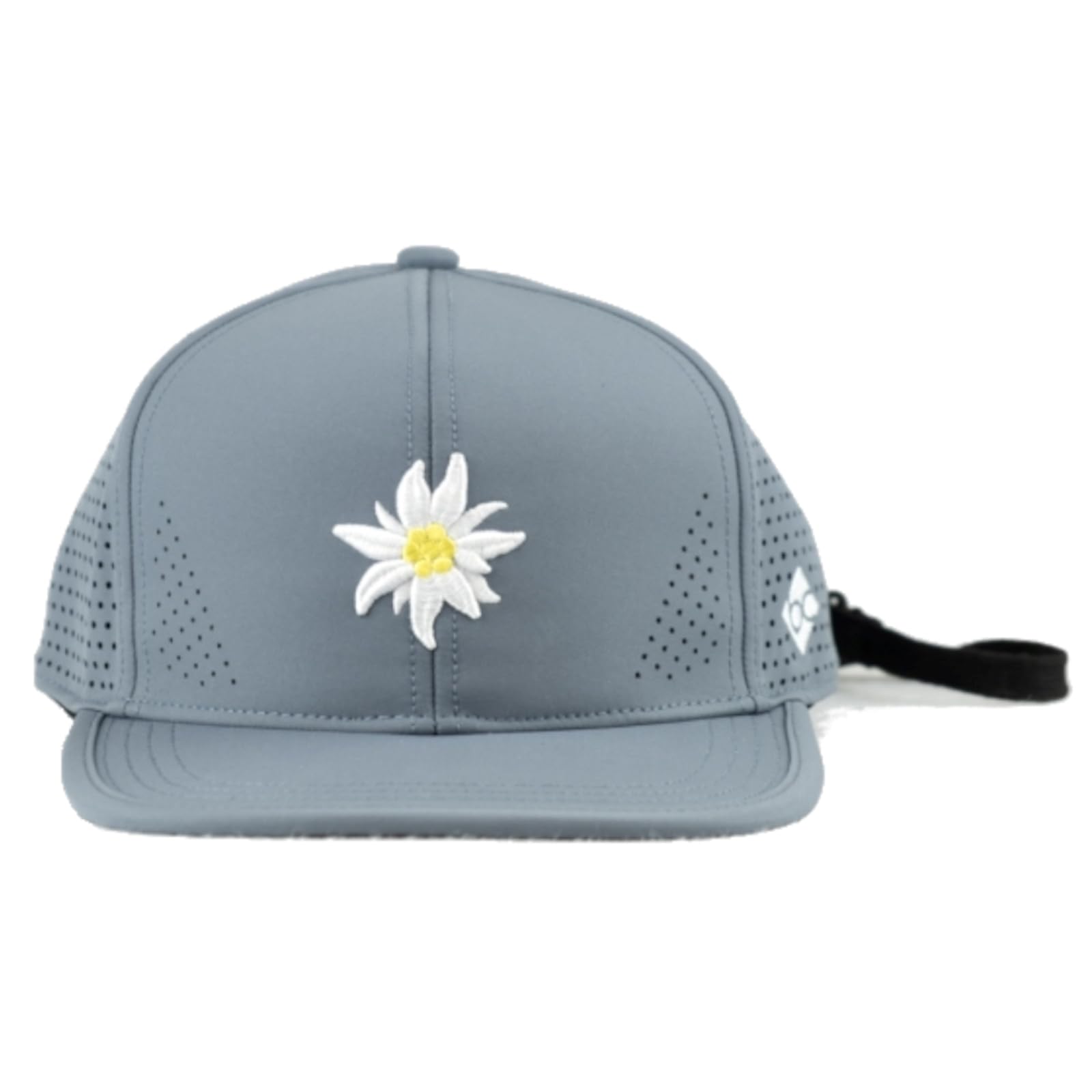 Bavarian Caps Unisex Basecap Edelweiß Outdoor v2 Snapback, Grau Blau, CX215