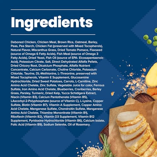 Blue Buffalo Life Protection Formula Large Breed Adult Dry Dog Food, Promotes Joint Health and Lean Muscles, Made with Natural Ingredients, Chicken & Brown Rice Recipe, 34-lb. Bag - Image 6