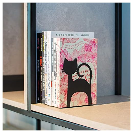 Aparador de Livros Gato Preto