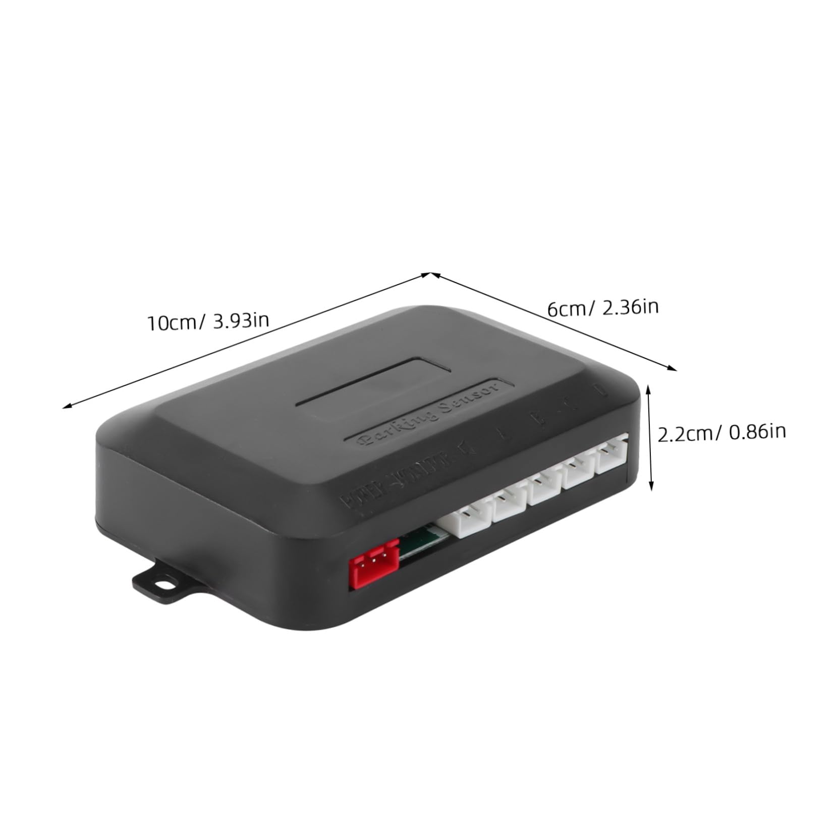 Sensori di Parcheggio Auto Ldfm01 con 4 Sensori Neri Abs | Configurazione a 4 Sensori, Doppia CPU e Chipset Avanzato, Rilevamento in Retromarcia per Auto