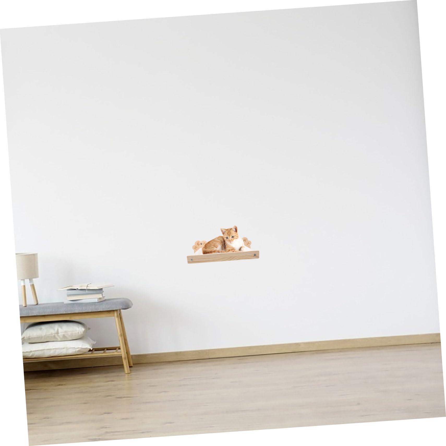 Hamac pour Chat Muraux Étagère Murale pour Lit De Chat Lit Suspendu Meuble Mural