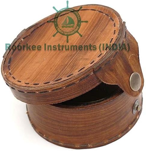 Miniatura 6 de Brújula de reloj de sol de latón hecho a mano – Cita de Thoreau Dream Chaser – Ve con confianza en la dirección de tus sueños – Reloj de sol vintage