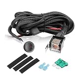 LED Light Bar Wiring Harness Kit, SWATOW INDUSTRIES 1 Lead Nylon LED Wiring Harness Kit Loom with Ro