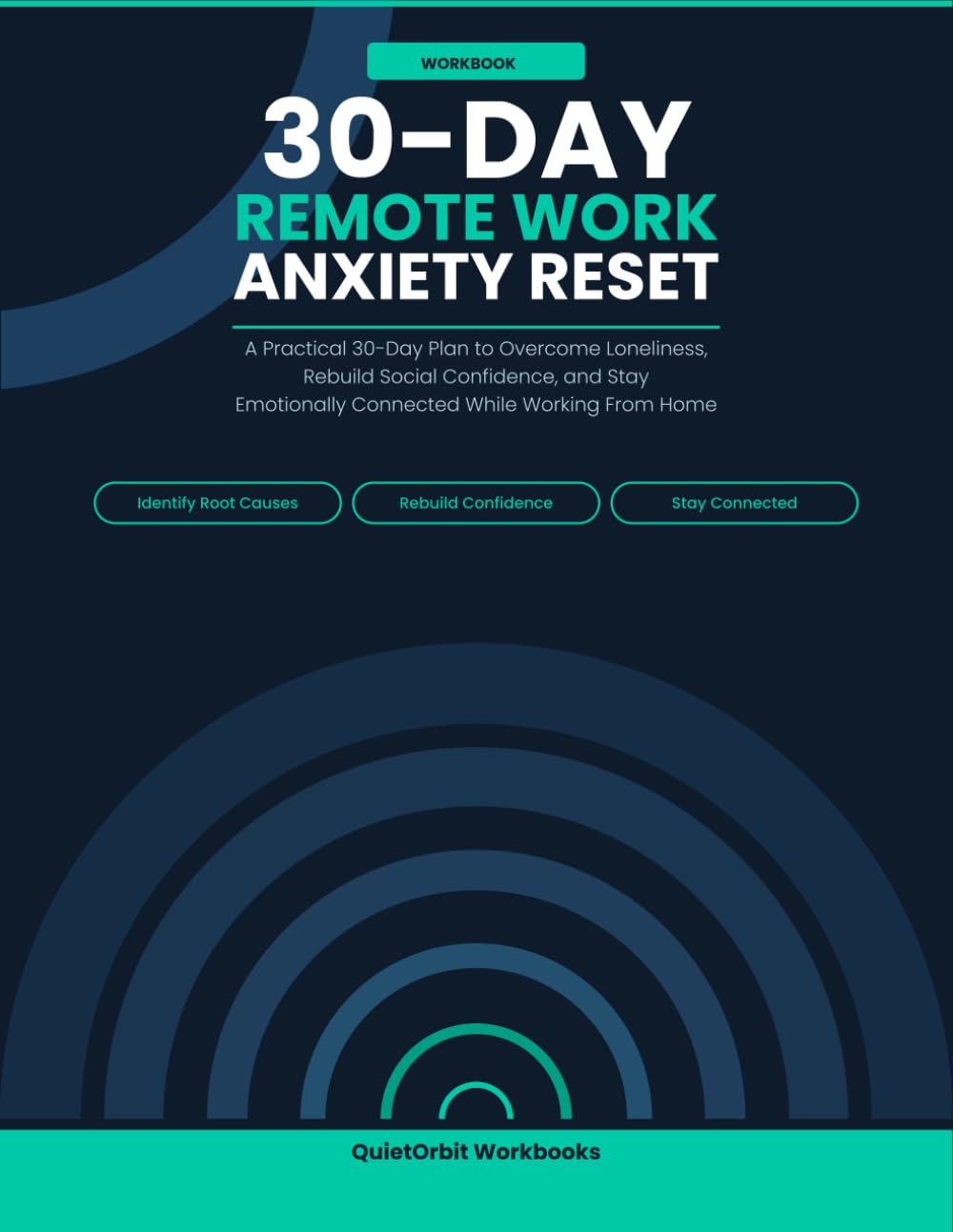 30-Day Remote Work Anxiety Reset Workbook: A Practical 30-Day Plan to Overcome Loneliness, Rebuild Social Confidence, and Stay Emotionally Connected While Working From Home