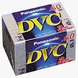 Panasonic AY-DVM60EJ3P Mini Digital Videocassette (60 Minute, 3 Pack)
