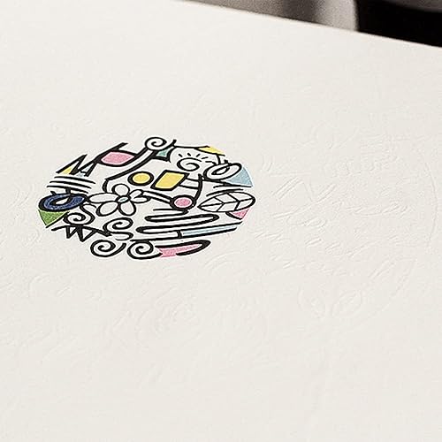 Miniatura 9 de GoGam - Libro de visitas de papel HANJI de estilo tradicional coreano (11.8 x 7.87 pulgadas), cuaderno encuadernado con nudo de hilo, bloc de notas