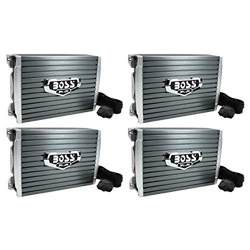 Boss AR4000D Armor 4000W Monoblock Class D Car Audio Amp + Remote (4 Pack)