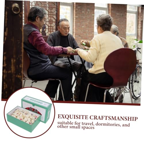 Set Mini Mahjong Portátil Compacto para Viaje miniatura 3