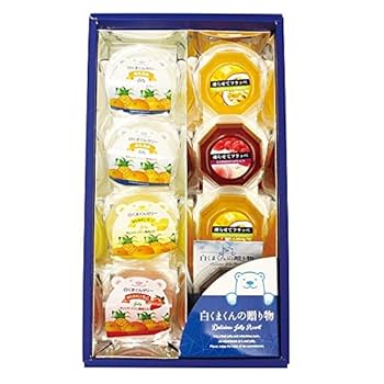 Amazon.co.jp: 金城製菓 KCA-A 白くまくんの贈り物 8個 : 食品