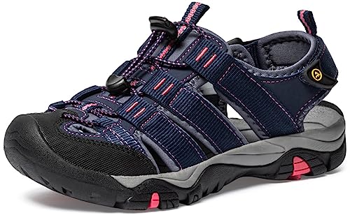 [アティカ] スポーツサンダル レディース [水陸両用・通気性] アウトドア サンダル ハイブリッドサンダル アウトドアサンダル トレッキングサンダル 歩きやすい Orbital W247-NVP_230