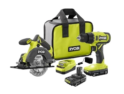 RYOBI ONE+ 18V Cordless 2-Tool Combo Kit with Drill/Driver