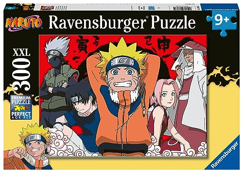 Ravensburger Naruto 300 Piece Jigsaw Puzzle for Adults and Kids Age 9 Years Up - Manga Merchandise Gifts, 49 x 36 cm