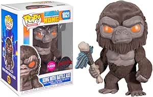 Funko Pop! Godzilla vs Kong Pop! Vinyl - Flocked Kong with Battle Axe Exclusive