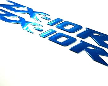 Amazon.com: Blue 3D Logo Emblem Sticker Decal Polish Gloss Raise