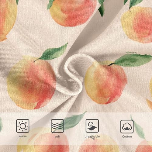 Wusikd Peach Girls' Underwear Cotton Girls Briefs Soft Toddler Underwear 2T3