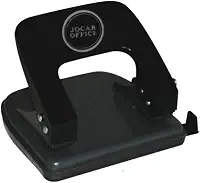 Perfurador de Metal 2 Furos Para 20 Folhas Leonora, Preto