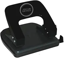 Perfurador de Metal 2 Furos Para 20 Folhas Leonora, Preto