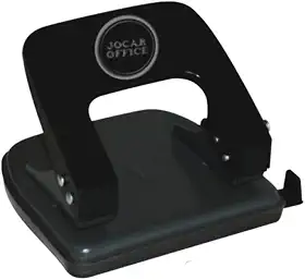 Perfurador de Metal 2 Furos Para 20 Folhas Leonora, Preto