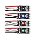 Price comparison product image MakerStack 4pcs 35A Brushless ESC LED BLHeli_32 2-5S Electronic Speed Controller RGB LED 3D Mode Support Dshot150/300/600/1200 Oneshot125 Oneshot42 MultiShot for RC FPV Racing Drone Quadcopter