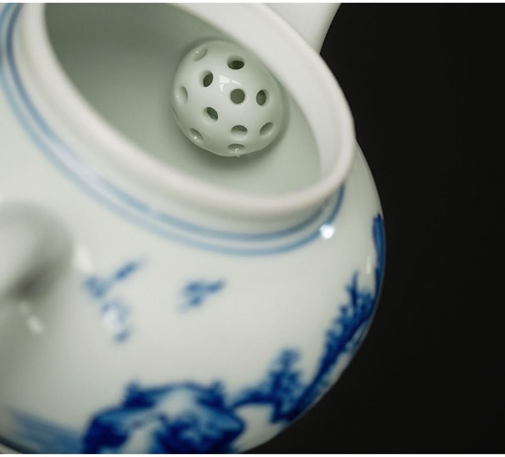 Ceramic Teapot Kung Fu Tea Set Chinese Hand-painted Teapot For Brewing Tea Household Ceramic Tea Kettle Teapot With Filter Tea Pot Ceramic