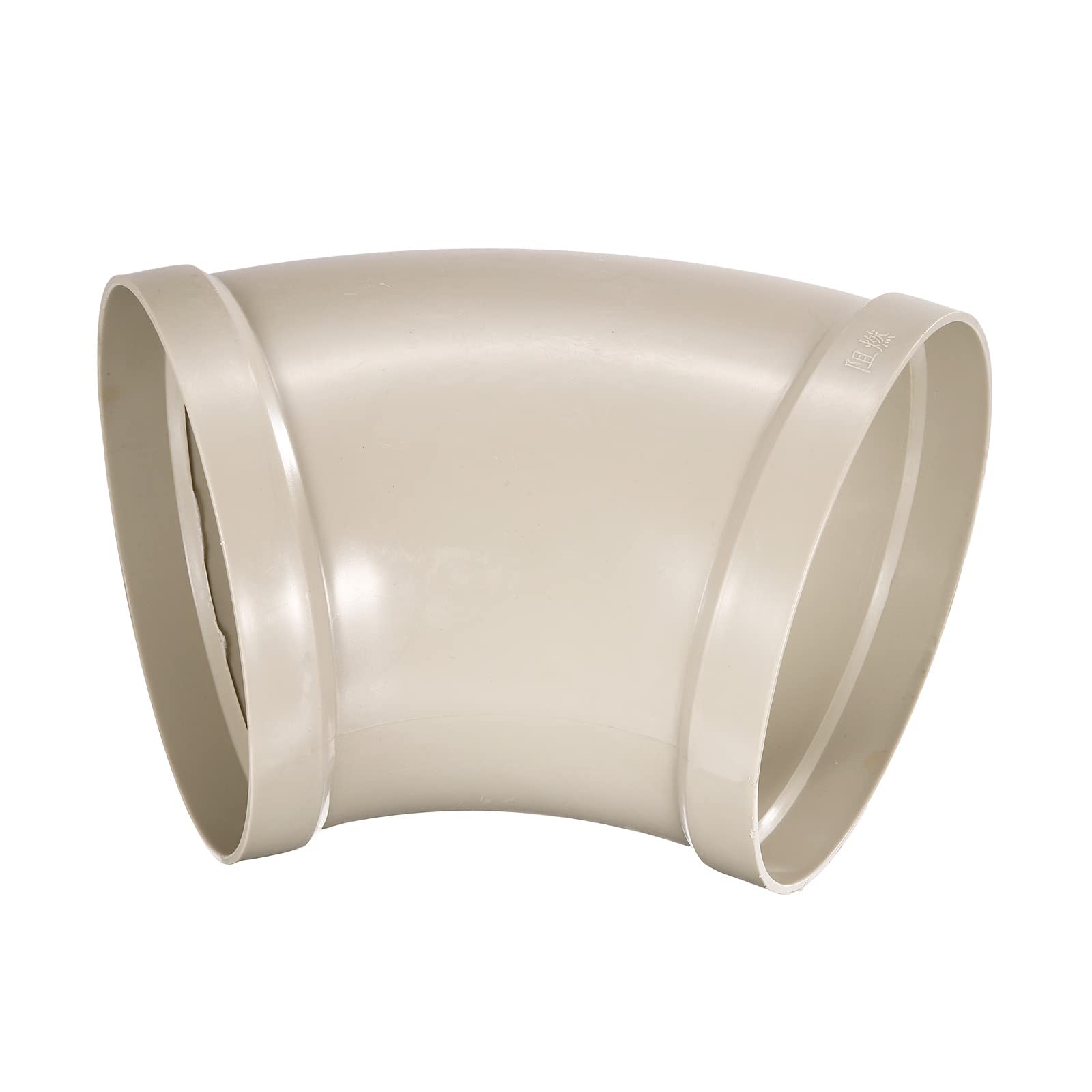 PATIKIL 8" ID Codo 45 Grados Conducto Tubería Conector, Ventilación Tubo Manguera Fuego-Resistente Adaptador para Bricolaje Hogar Fábrica Industrial Ventilación Sistemas