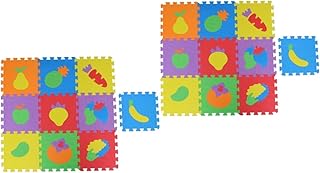 ibasenice 20 Peças Tapete De Espuma Para Bebês Engatinhar Quebra-Cabeça Do Alfabeto Tapete De Ginástica Para Bebês Tapetes De Espuma Azulejos De Chão Interligados Tapetes De Engatinhar