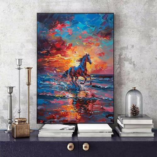 r[` G n Paint by Numbers DIY nhChNtgA[g l NGCeBuEH[A[g yCgoCio[ S 3 ̃yCguV ̃Zbg̃AN痿 z[ ItBX 70x95cm (t[