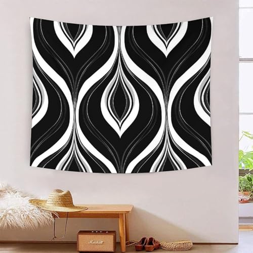 Tapisserie murale effet 3D relief grand tissu deco pour salon et chambre ado 180x230