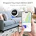 MOMAX Item Finder, Lost Key Finder Works with Apple Find My(iOS Only), Finder with APP, Sound Location, 1 Year Replaceable Battery, Key Locator for Luggage, Suitcase, Wallet