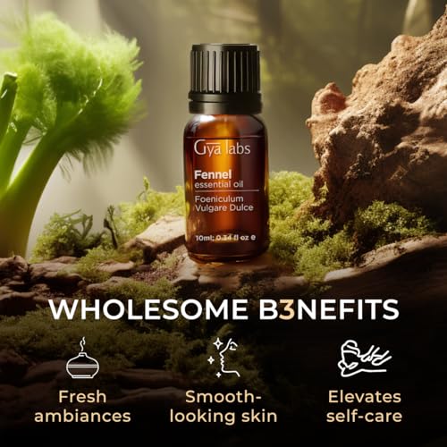 Image of 100% Pure Fennel Essential Oil - 0.34 Fl Oz - Fennel Oil for Hair, Skin, Diffuser, Aromatherapy & DIY Candle Making Scent