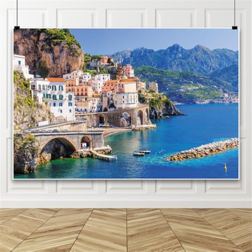 Fondo fotográfico Italia Amalfi Coast 7x5ft miniatura 5