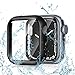 Produktbild Lucyupn 2 Stück Schutzhülle Kompatibel mit Apple Watch Series 7 45mm, Hard PC Hülle 45mm iwatch Schutzrahmen Ultradünne Kratzfest Stoßfest Case für Apple Watch Series 7 45mm, Schwarz + Transparent