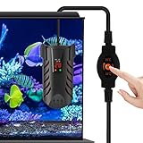 🐟【Aquarium Heizung 25W】: Aquarien heizer 25W, Länge 12.5 cm, Netzkabel 1.5M, geeignet für kleine Aquarien, empfohlen für Aquarien bis 20L.