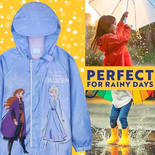 Get Trend Rain Suit Toddlers Girls with Hooded Fleece Lined Waterproof Kids Rain Coat Fishing Coveralls Gifts for Girls2