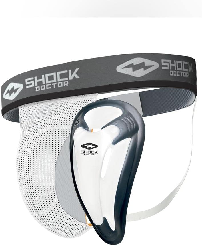 Shock Doctor Core Supporter with BioFlex Cup White
