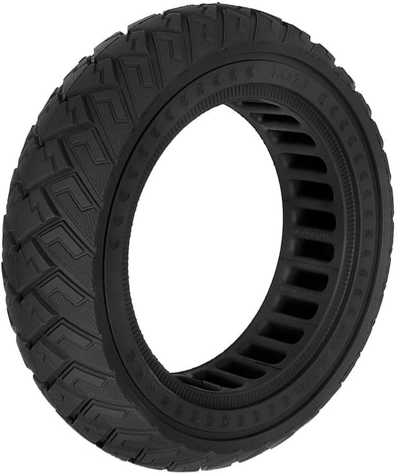 9.5x2.5 Solid Tire for NIU KQI3 Electric Scooter Replacement Parts Kick Scooter Off-Road Tubeless Tyre 9.5 Inch 9.5x2.50 Vacuum Tire Black 1pc
