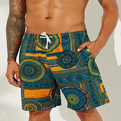 Strandshorts voor heren Zomer Mode Persoonlijkheid Trend Afdrukken Comfortabele sneldrogende losse vakantieshorts aan zee - Afbeelding 4