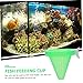10pcs Aquarium Fish Feeder with Cup Versatile Fish Food Container Water Grass Growing Cup Easy to Install Removable Design for