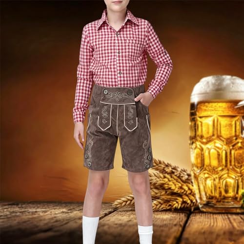 Pantalones de piel para niños un regalo original y festivo inspirado en el Oktoberfest clásico 6