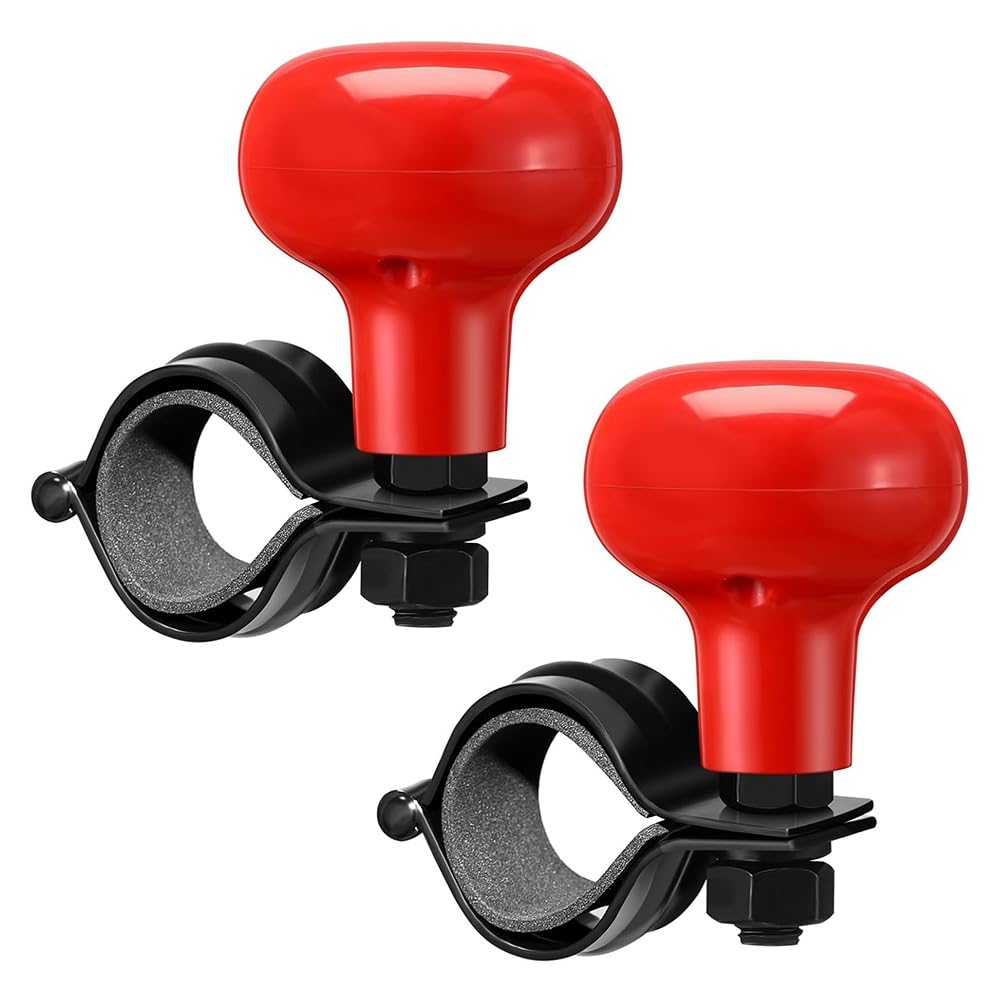2Pcs Steering Wheel Knob Spinner Knobs Steering Wheel 360 Degrees Rotation Tractor Accessories for Cars,Trucks,Tractors