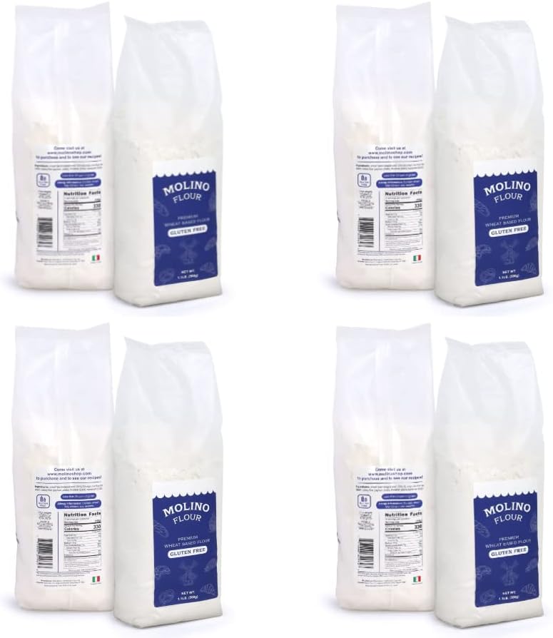 Molino Flour, Gluten Free, Wheat Based Flour 4.4 Pounds