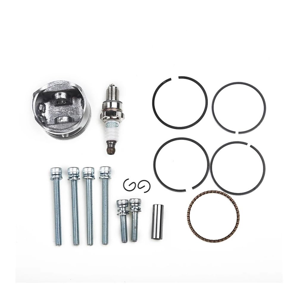 Pistón de Cilindro de Repuesto con Kit de Enchufe para Piezas de Motor de cortacésped de 39mm, Compatible con Herramientas eléctricas de jardín GX35 GX35NT